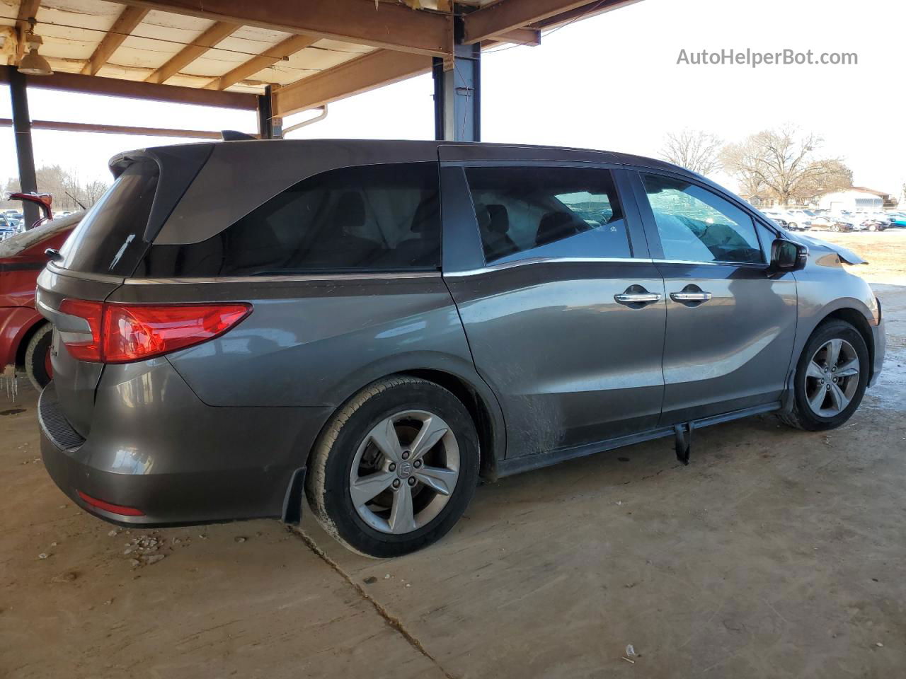 2019 Honda Odyssey Exl Серый vin: 5FNRL6H72KB099251