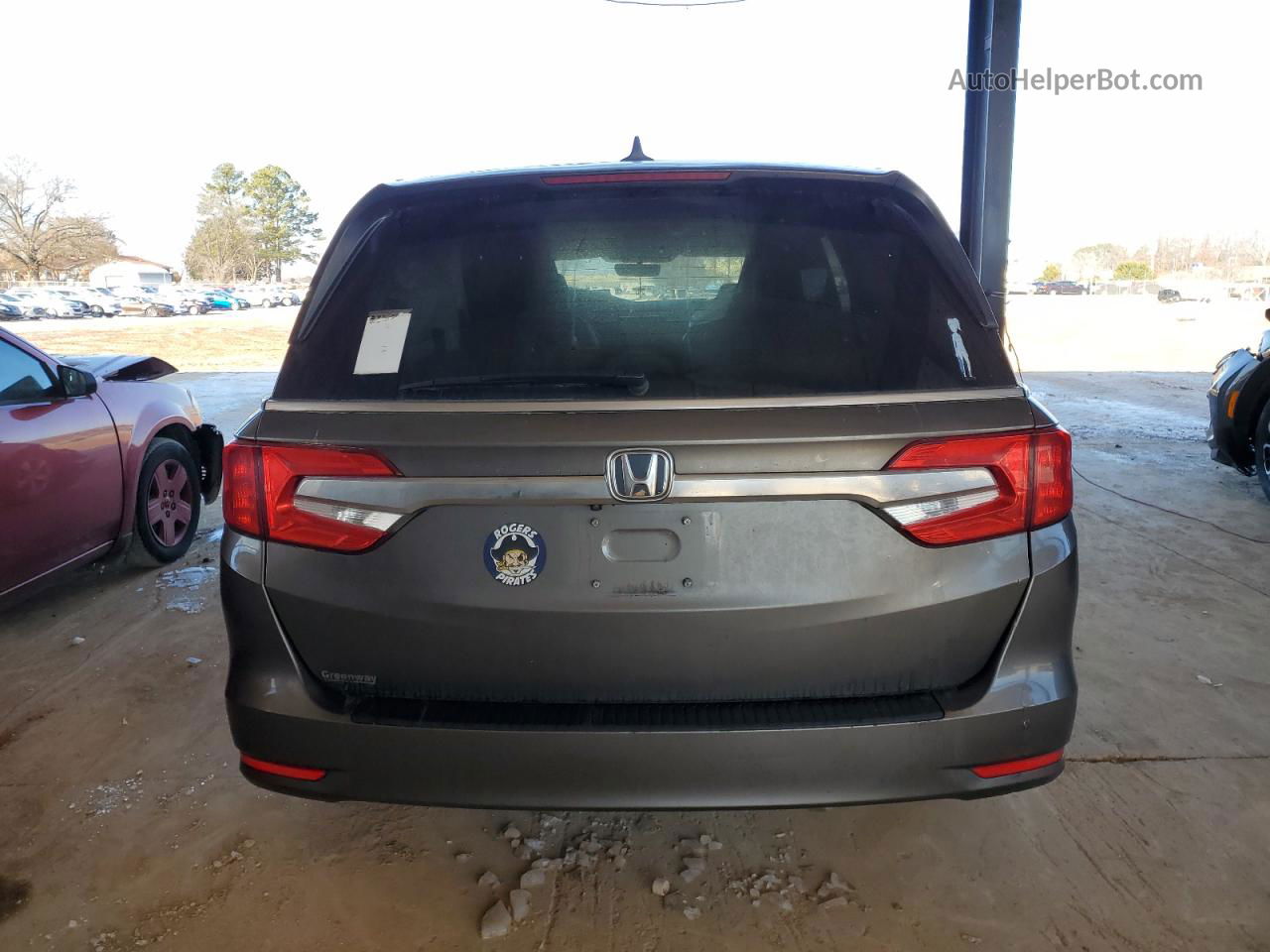 2019 Honda Odyssey Exl Gray vin: 5FNRL6H72KB099251