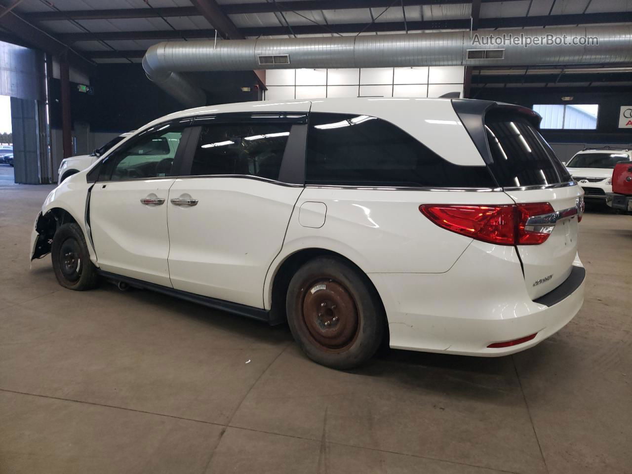 2019 Honda Odyssey Exl White vin: 5FNRL6H72KB121068