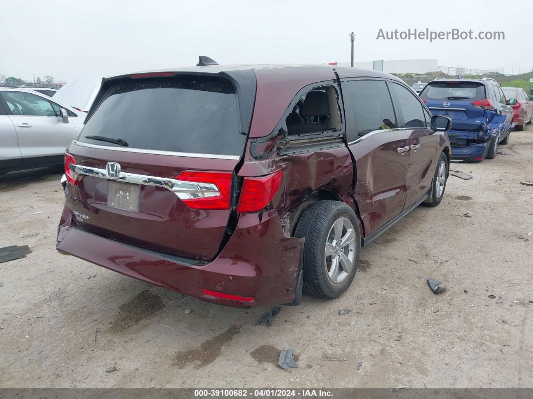 2020 Honda Odyssey   Maroon vin: 5FNRL6H72LB006469