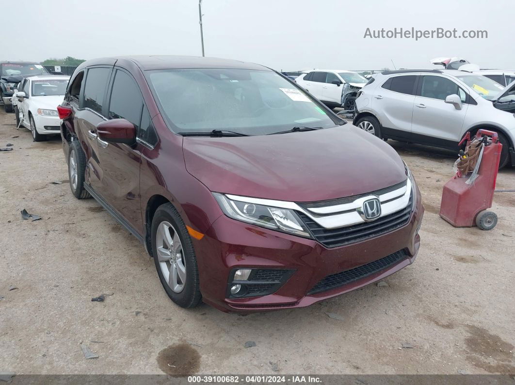 2020 Honda Odyssey   Maroon vin: 5FNRL6H72LB006469