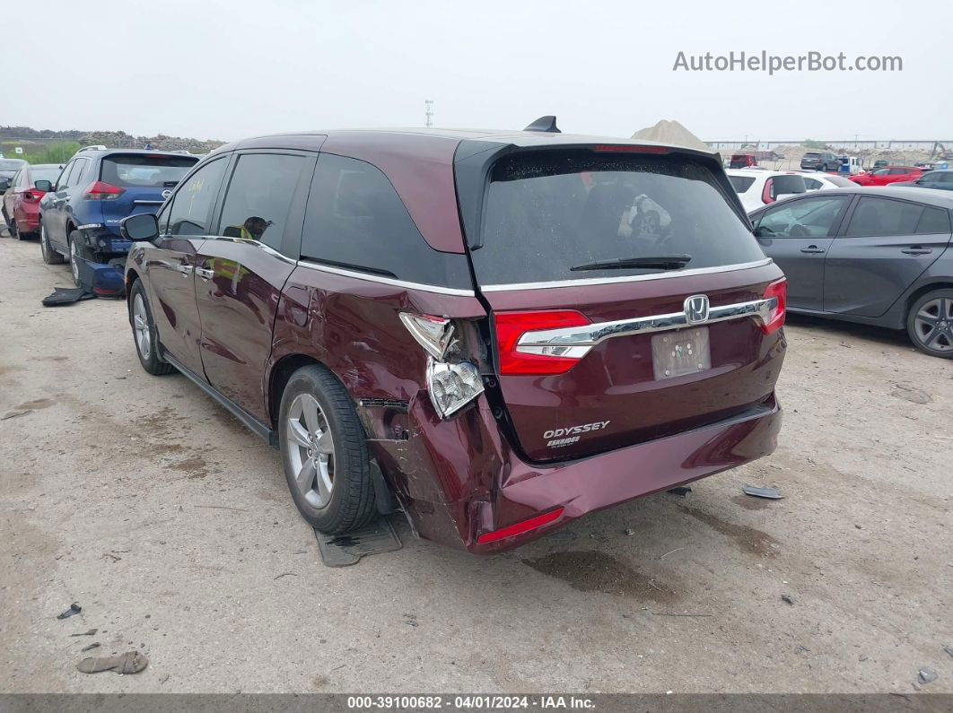 2020 Honda Odyssey   Maroon vin: 5FNRL6H72LB006469