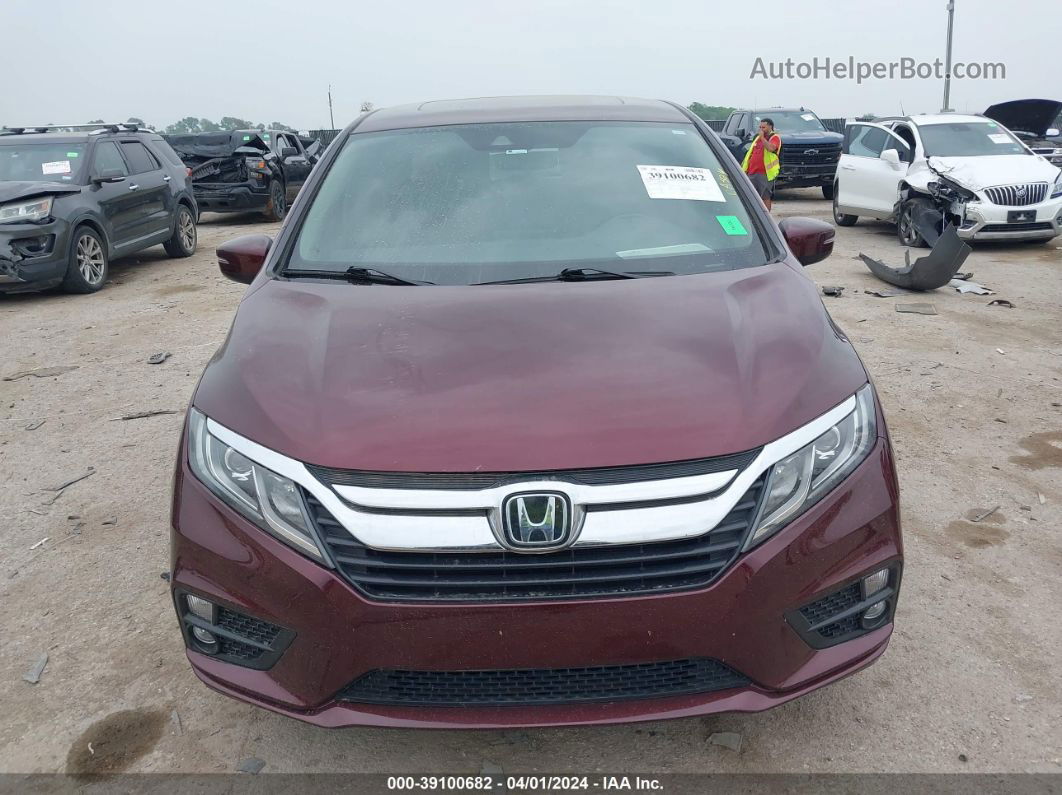 2020 Honda Odyssey   Maroon vin: 5FNRL6H72LB006469