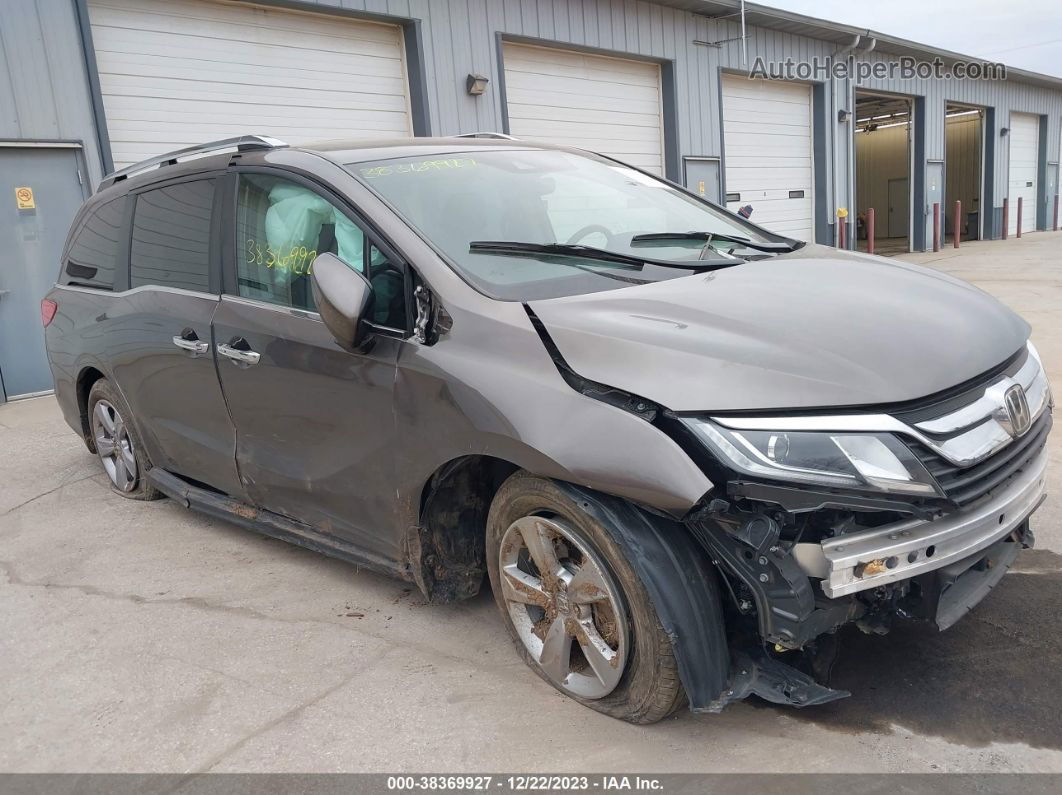 2020 Honda Odyssey Ex-l/ex-l W/navi   Res Brown vin: 5FNRL6H72LB020629