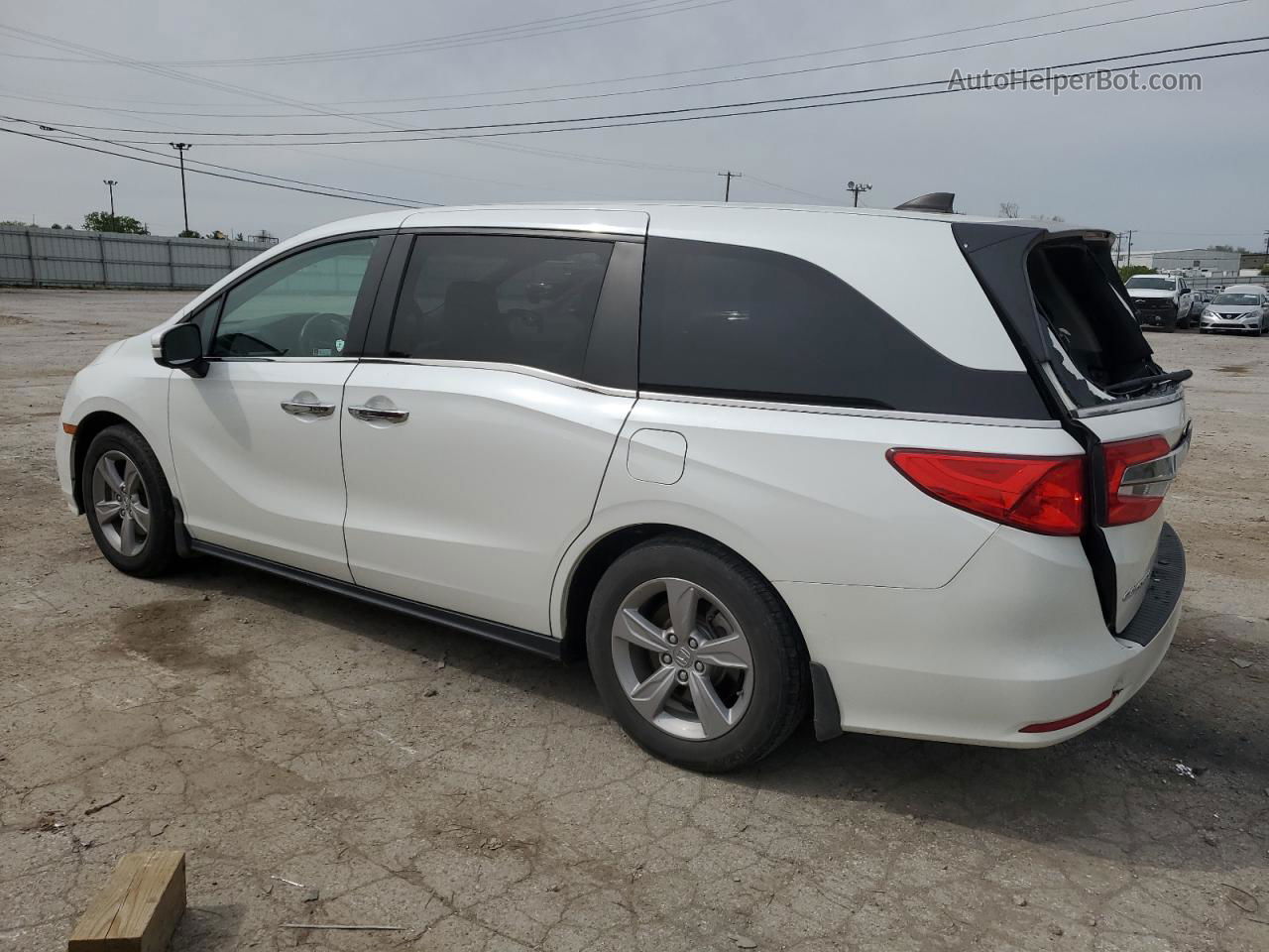 2020 Honda Odyssey Exl Белый vin: 5FNRL6H72LB036796