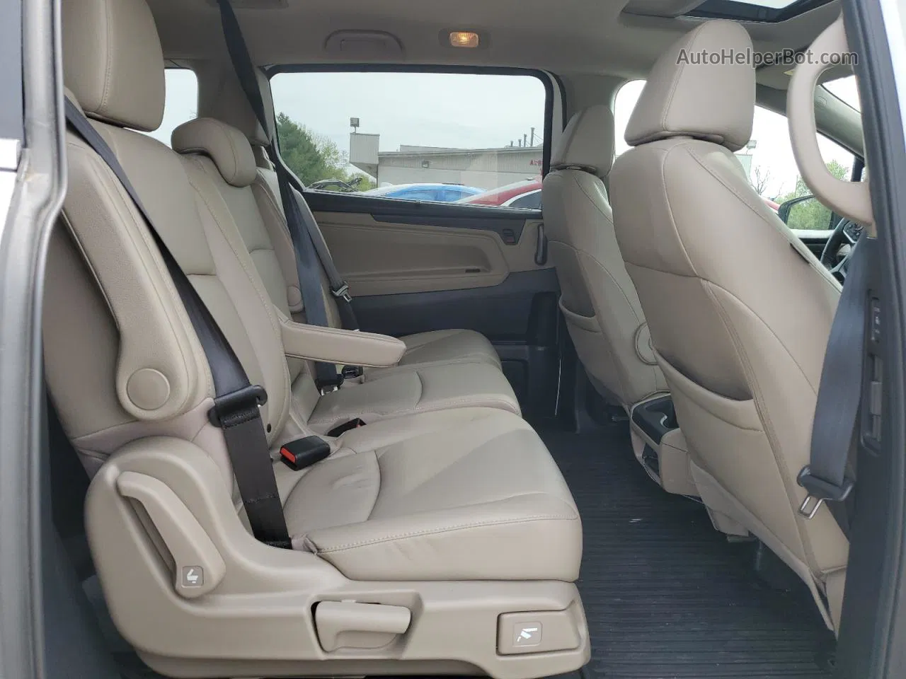 2020 Honda Odyssey Exl Белый vin: 5FNRL6H72LB036796