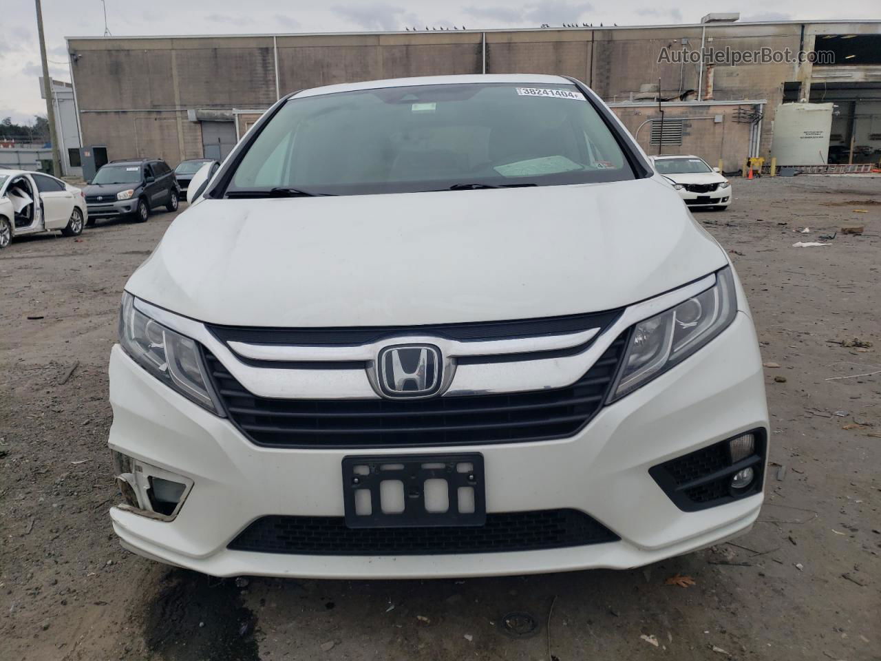 2020 Honda Odyssey Exl White vin: 5FNRL6H72LB037348