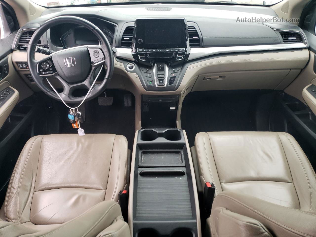 2020 Honda Odyssey Exl Белый vin: 5FNRL6H72LB037348