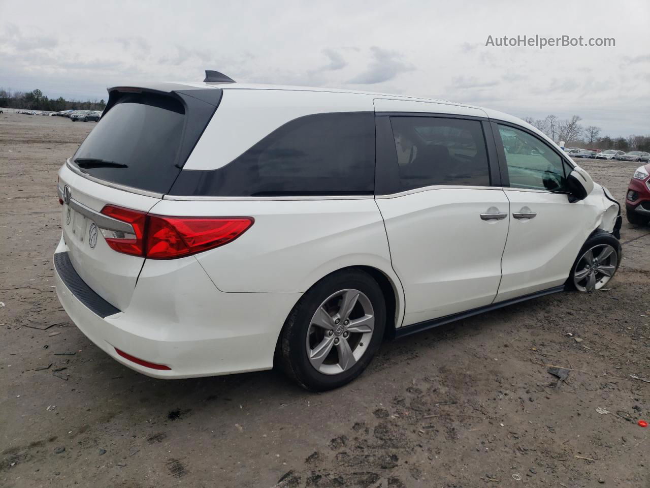 2020 Honda Odyssey Exl Белый vin: 5FNRL6H72LB037348