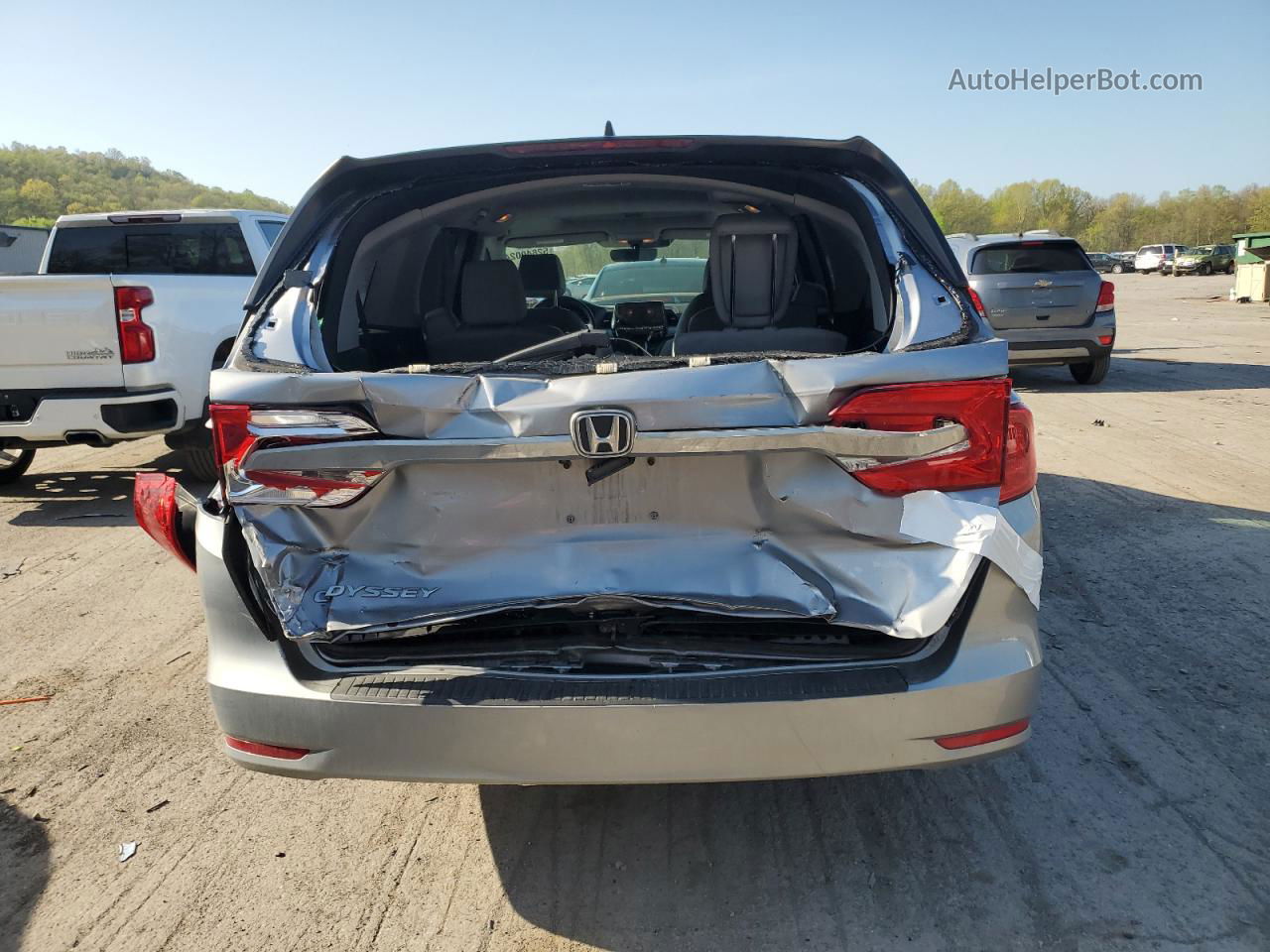 2020 Honda Odyssey Exl Silver vin: 5FNRL6H72LB041318