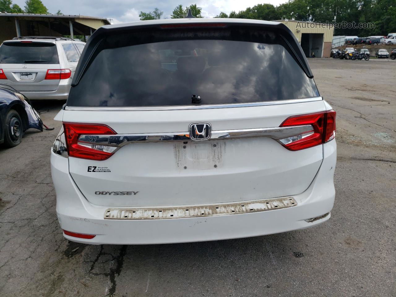 2020 Honda Odyssey Exl White vin: 5FNRL6H72LB042808