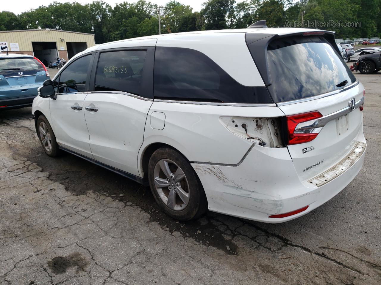 2020 Honda Odyssey Exl White vin: 5FNRL6H72LB042808