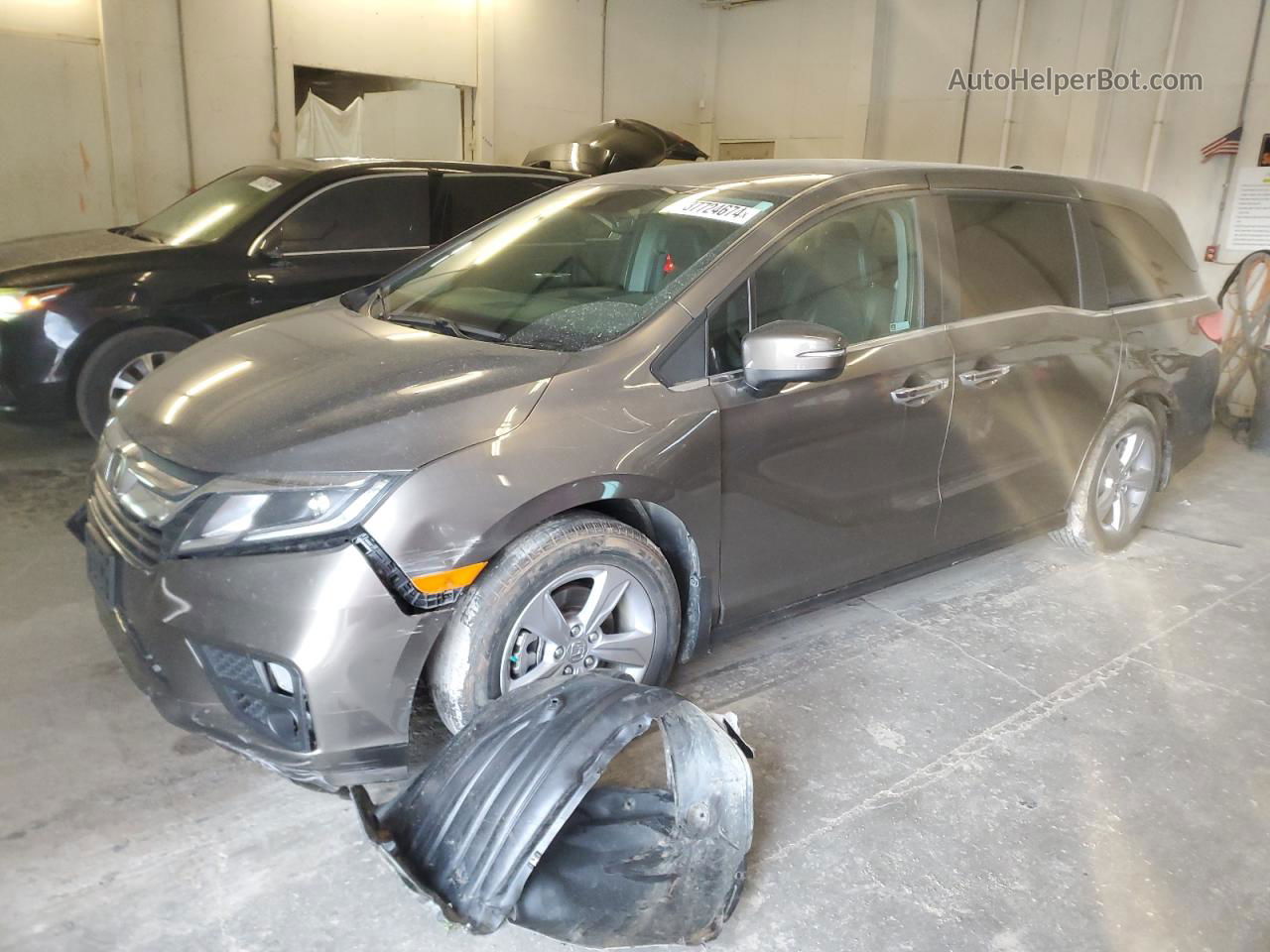 2020 Honda Odyssey Exl Gray vin: 5FNRL6H72LB055851