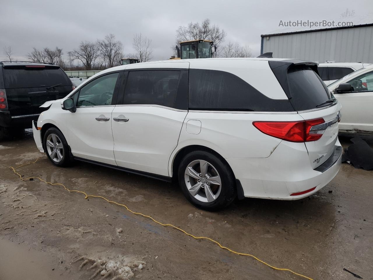 2020 Honda Odyssey Exl White vin: 5FNRL6H72LB067062