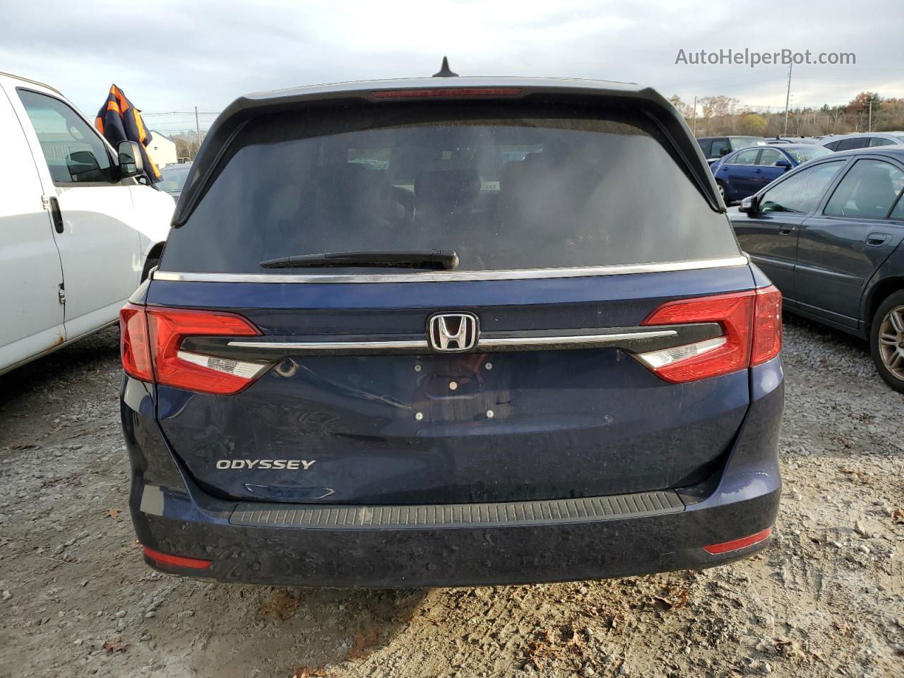 2021 Honda Odyssey Exl Blue vin: 5FNRL6H72MB001421