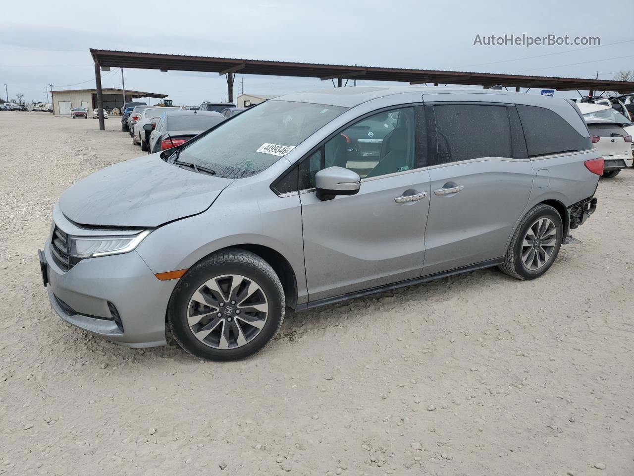 2021 Honda Odyssey Exl Silver vin: 5FNRL6H72MB022155