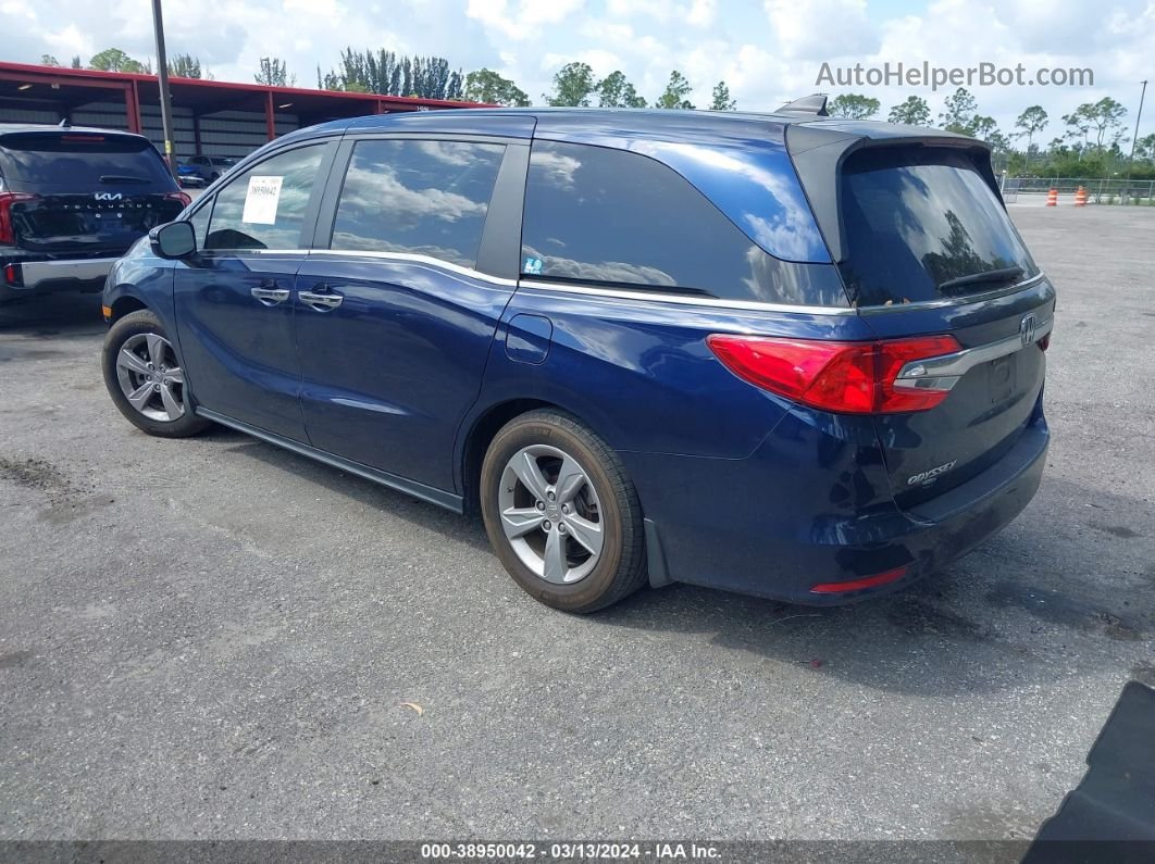 2019 Honda Odyssey Ex-l Blue vin: 5FNRL6H73KB027541