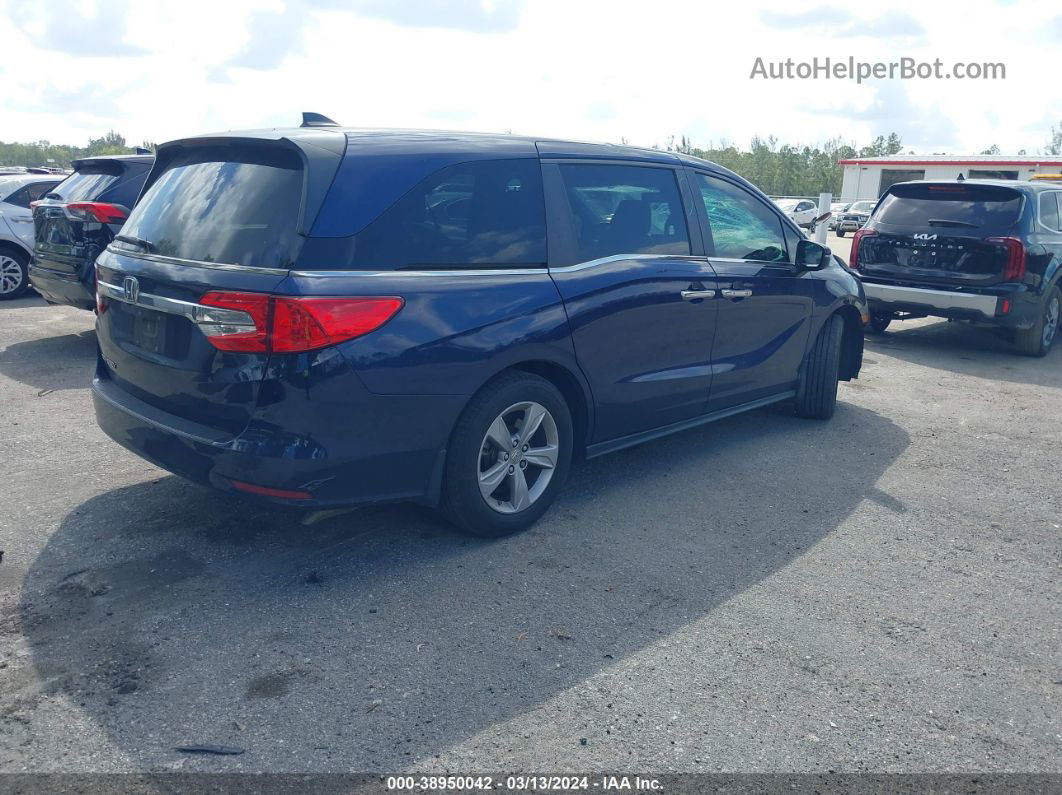 2019 Honda Odyssey Ex-l Blue vin: 5FNRL6H73KB027541