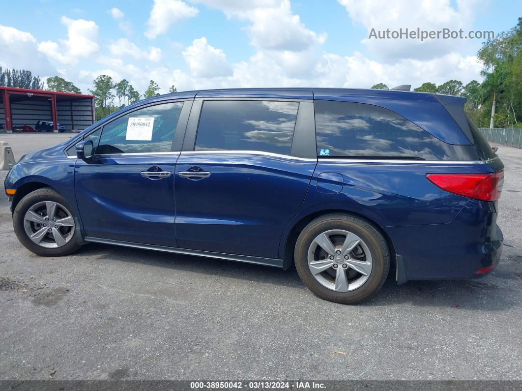 2019 Honda Odyssey Ex-l Blue vin: 5FNRL6H73KB027541