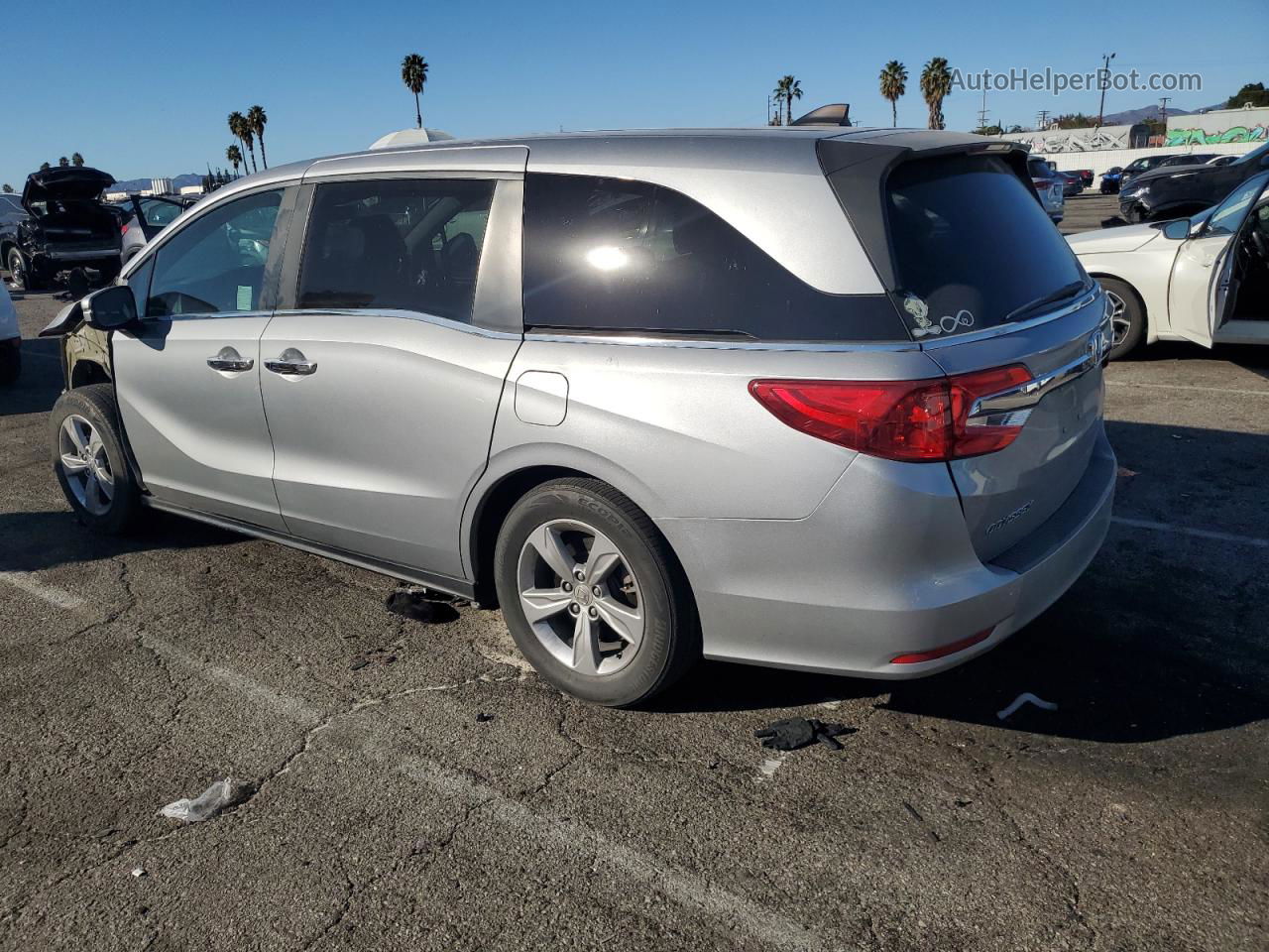 2019 Honda Odyssey Exl Silver vin: 5FNRL6H73KB047823