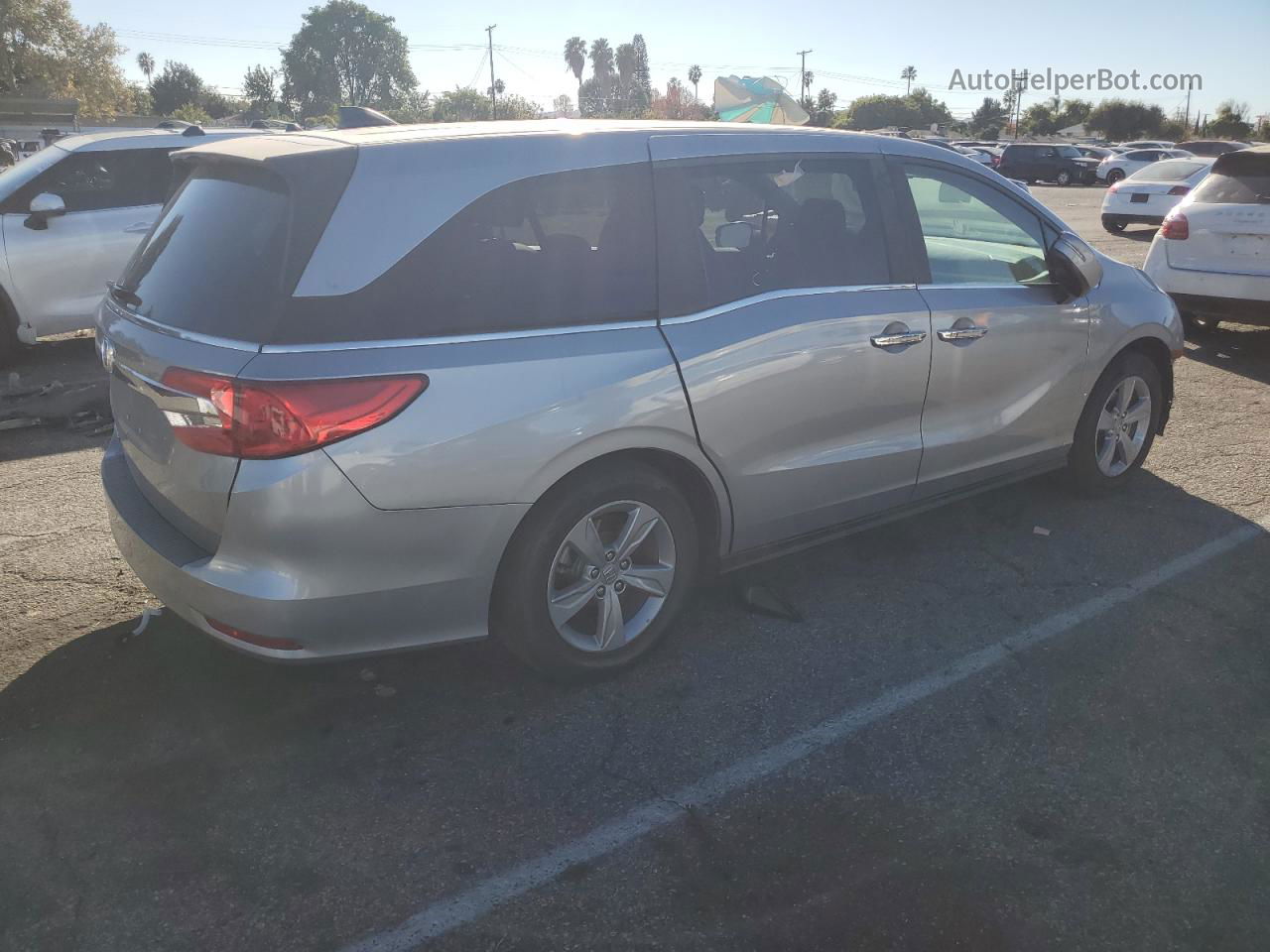 2019 Honda Odyssey Exl Silver vin: 5FNRL6H73KB047823