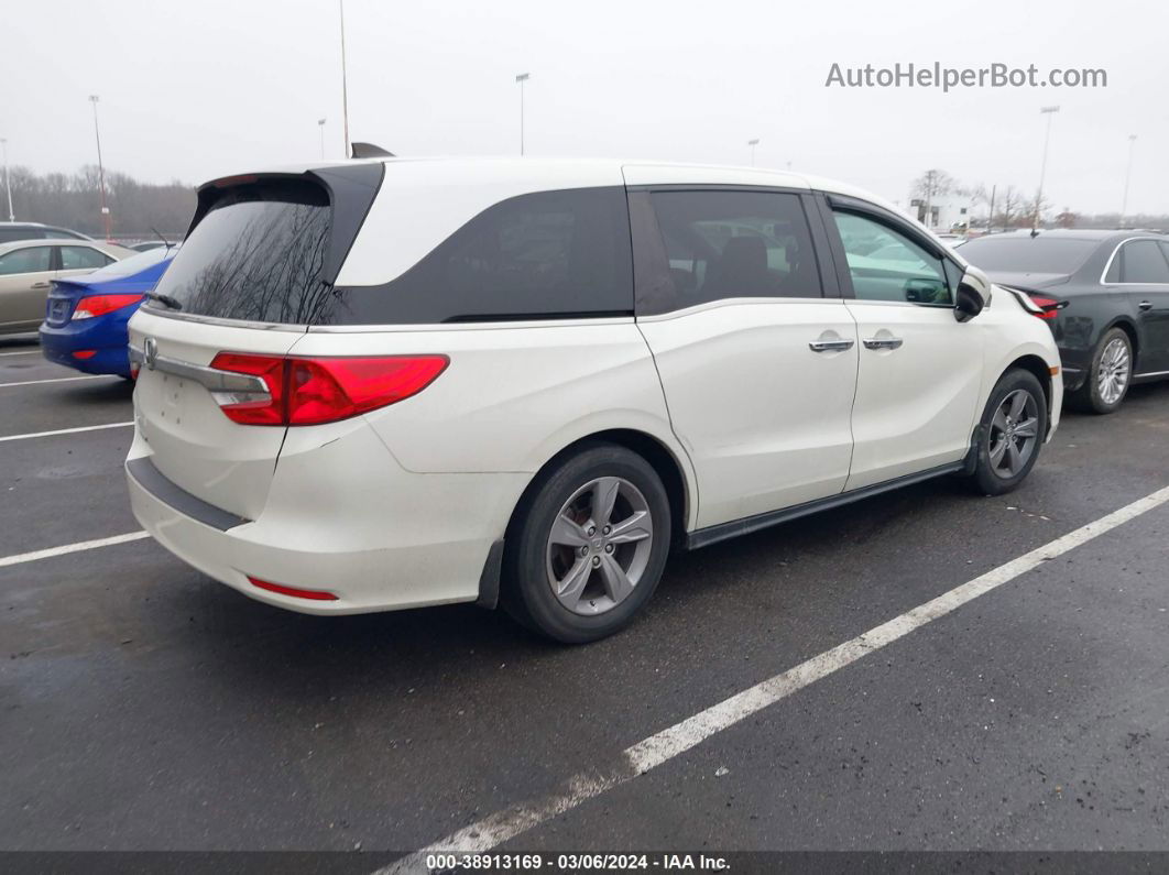 2019 Honda Odyssey Ex-l White vin: 5FNRL6H73KB052102