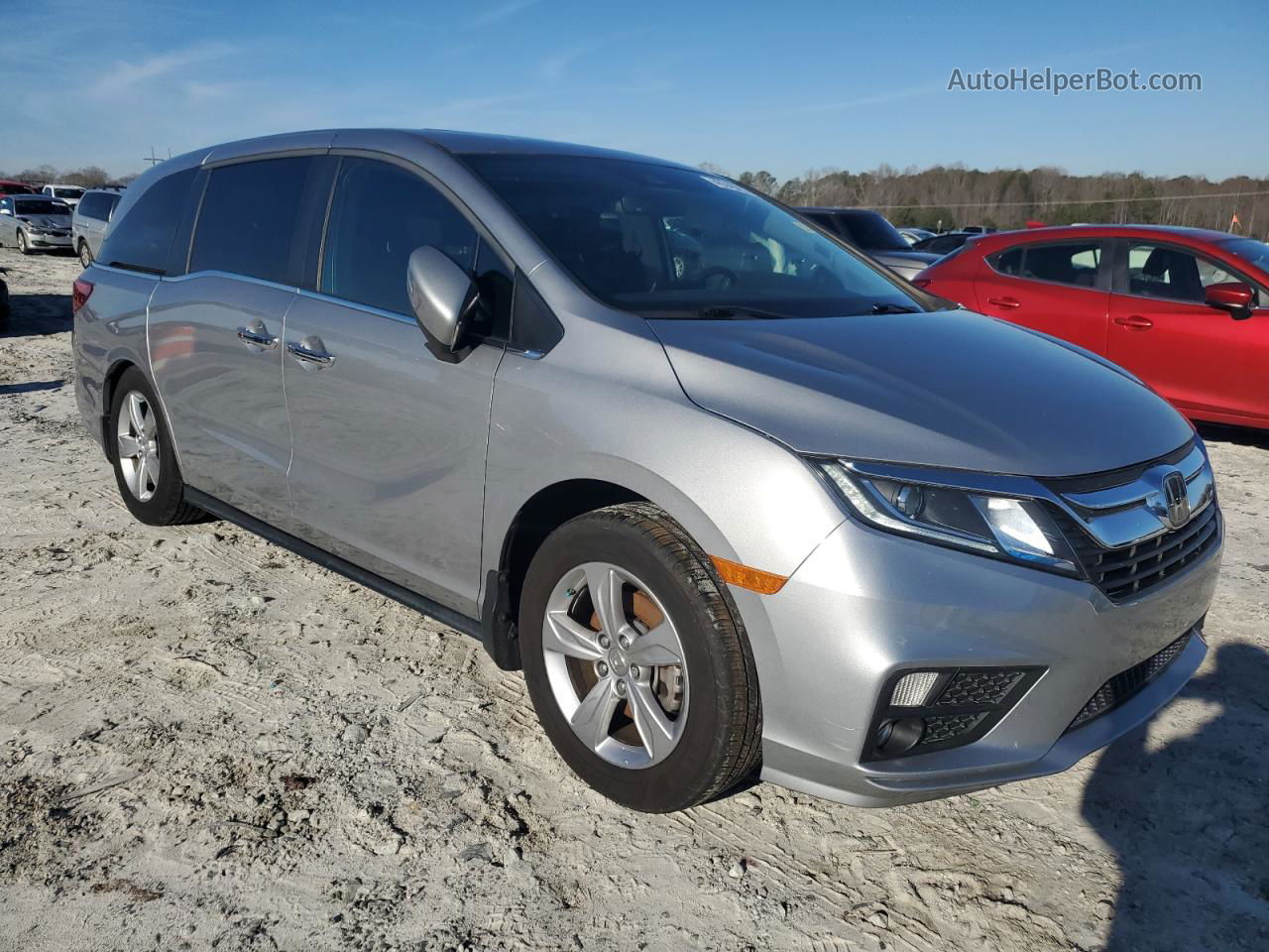 2019 Honda Odyssey Exl Silver vin: 5FNRL6H73KB065156