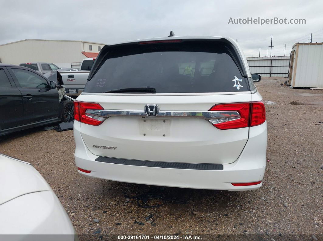 2019 Honda Odyssey Ex-l White vin: 5FNRL6H73KB081115