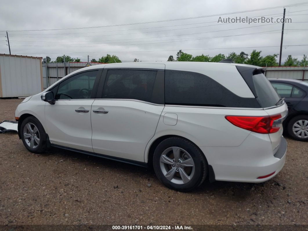 2019 Honda Odyssey Ex-l White vin: 5FNRL6H73KB081115