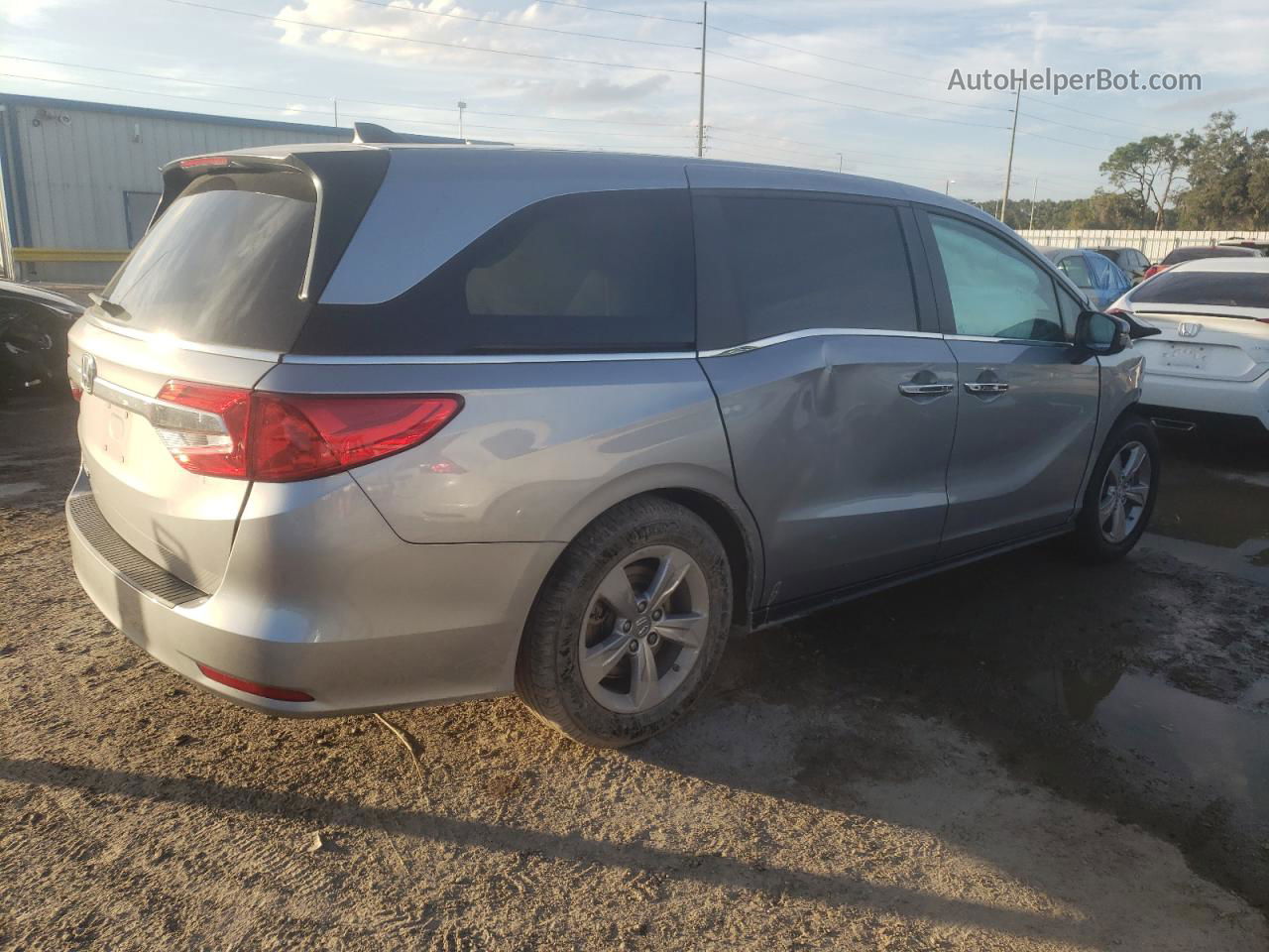 2019 Honda Odyssey Exl Серебряный vin: 5FNRL6H73KB102495