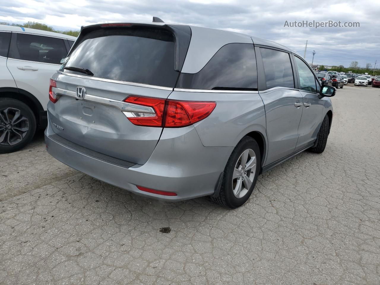 2019 Honda Odyssey Exl Silver vin: 5FNRL6H73KB111407