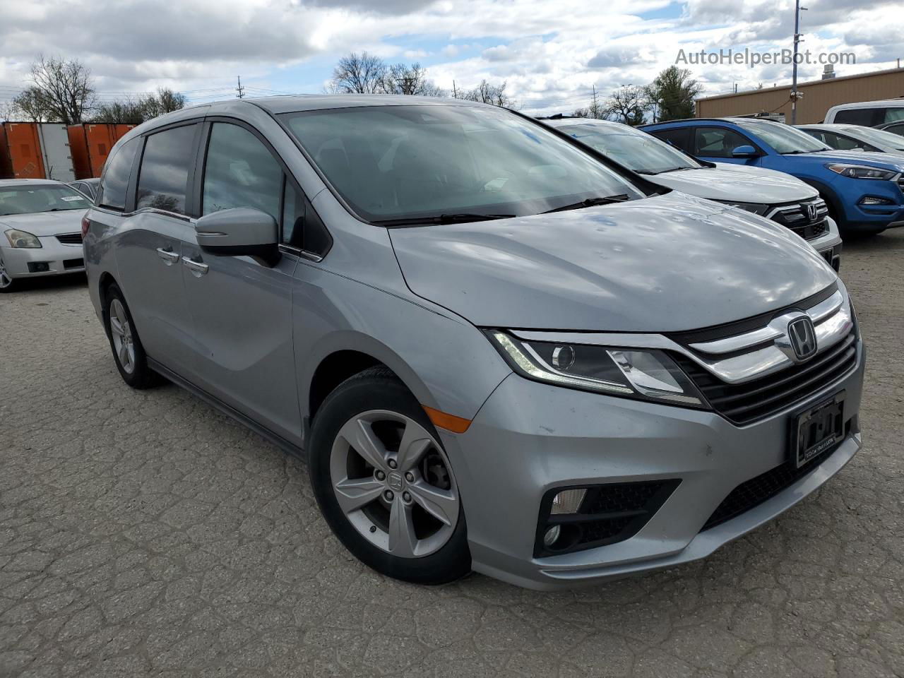 2019 Honda Odyssey Exl Silver vin: 5FNRL6H73KB111407