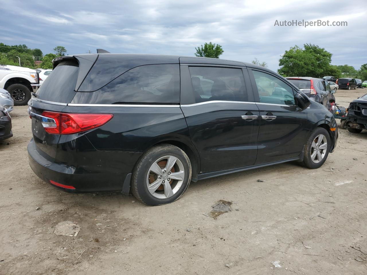 2019 Honda Odyssey Exl Black vin: 5FNRL6H73KB116249