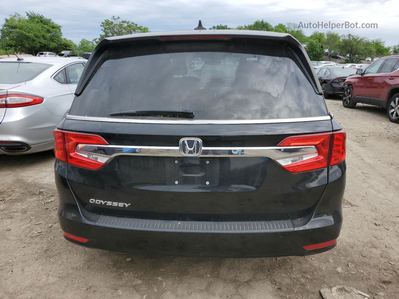 2019 Honda Odyssey Exl Black vin: 5FNRL6H73KB116249