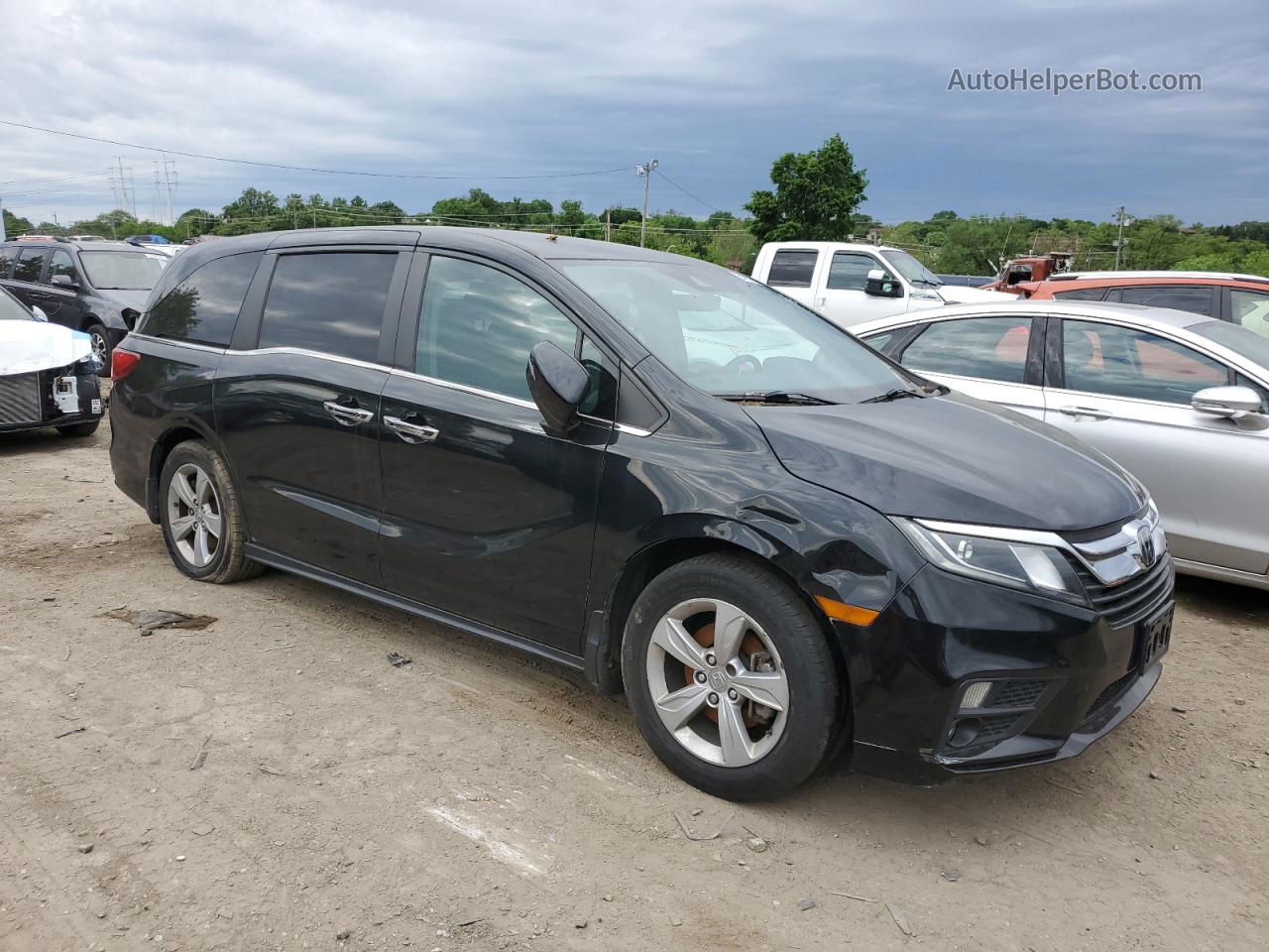 2019 Honda Odyssey Exl Black vin: 5FNRL6H73KB116249