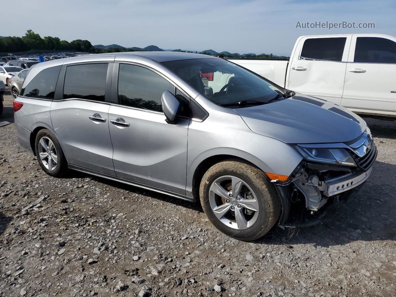 2020 Honda Odyssey Exl Silver vin: 5FNRL6H73LB016203