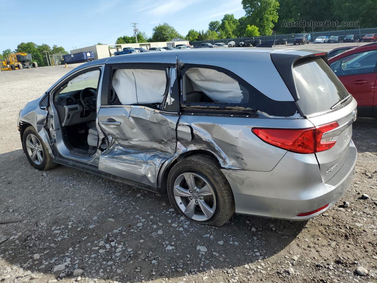 2020 Honda Odyssey Exl Silver vin: 5FNRL6H73LB016203