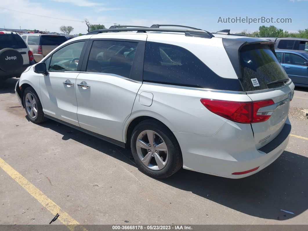 2020 Honda Odyssey Ex-l White vin: 5FNRL6H73LB042753