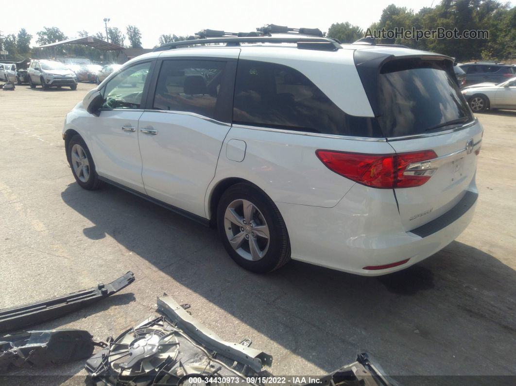 2020 Honda Odyssey Ex-l White vin: 5FNRL6H73LB047290