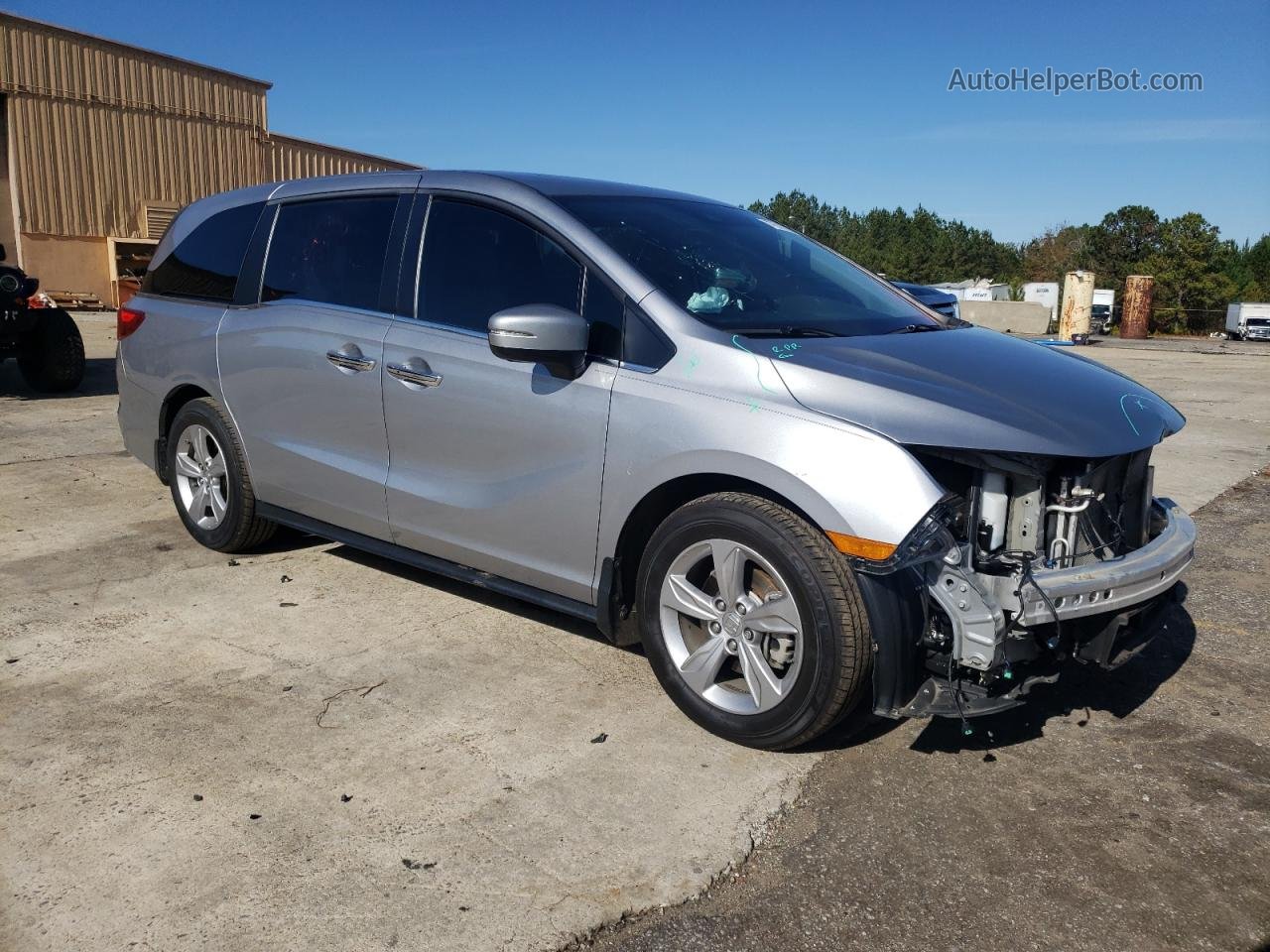 2020 Honda Odyssey Exl Silver vin: 5FNRL6H73LB062999