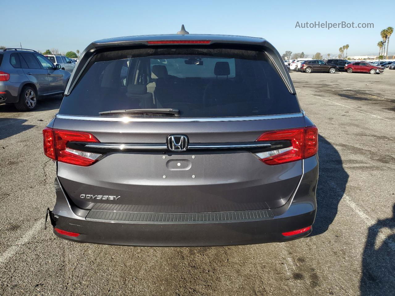 2021 Honda Odyssey Exl Gray vin: 5FNRL6H73MB000925