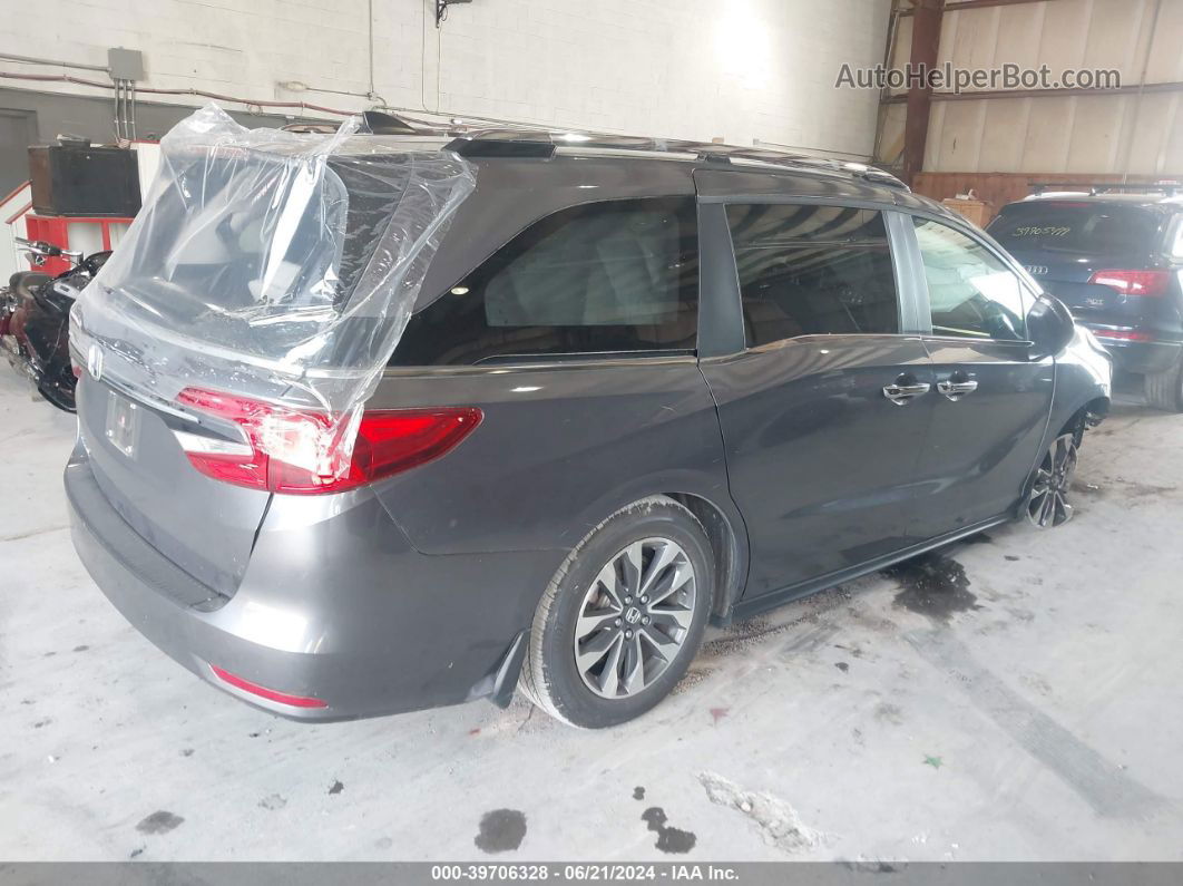 2021 Honda Odyssey Ex-l Gray vin: 5FNRL6H73MB008541