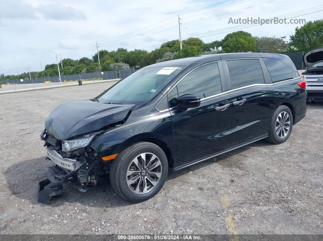 2021 Honda Odyssey Ex-l Black vin: 5FNRL6H73MB011231