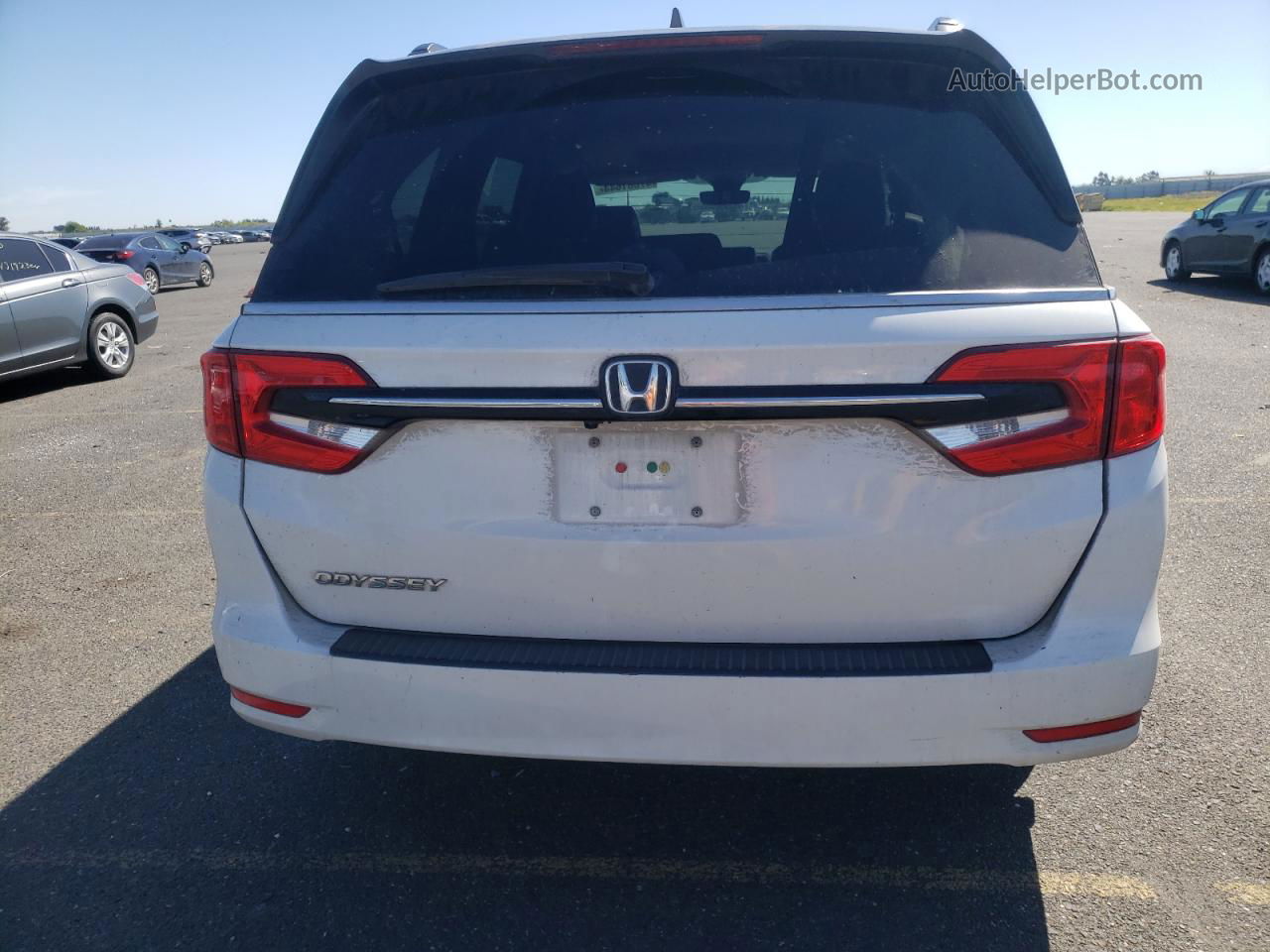 2021 Honda Odyssey Exl White vin: 5FNRL6H73MB014128