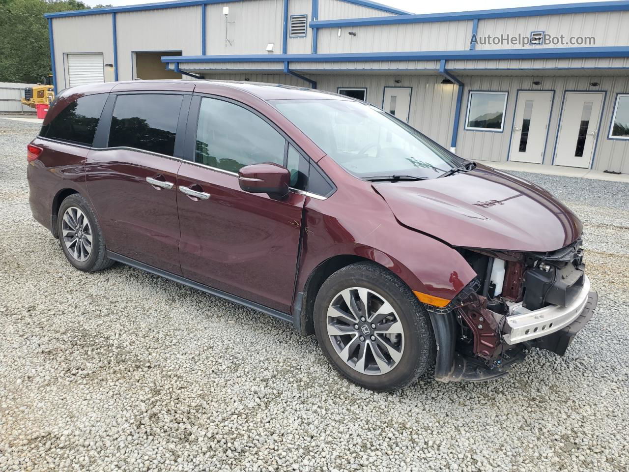 2021 Honda Odyssey Exl Burgundy vin: 5FNRL6H73MB026618