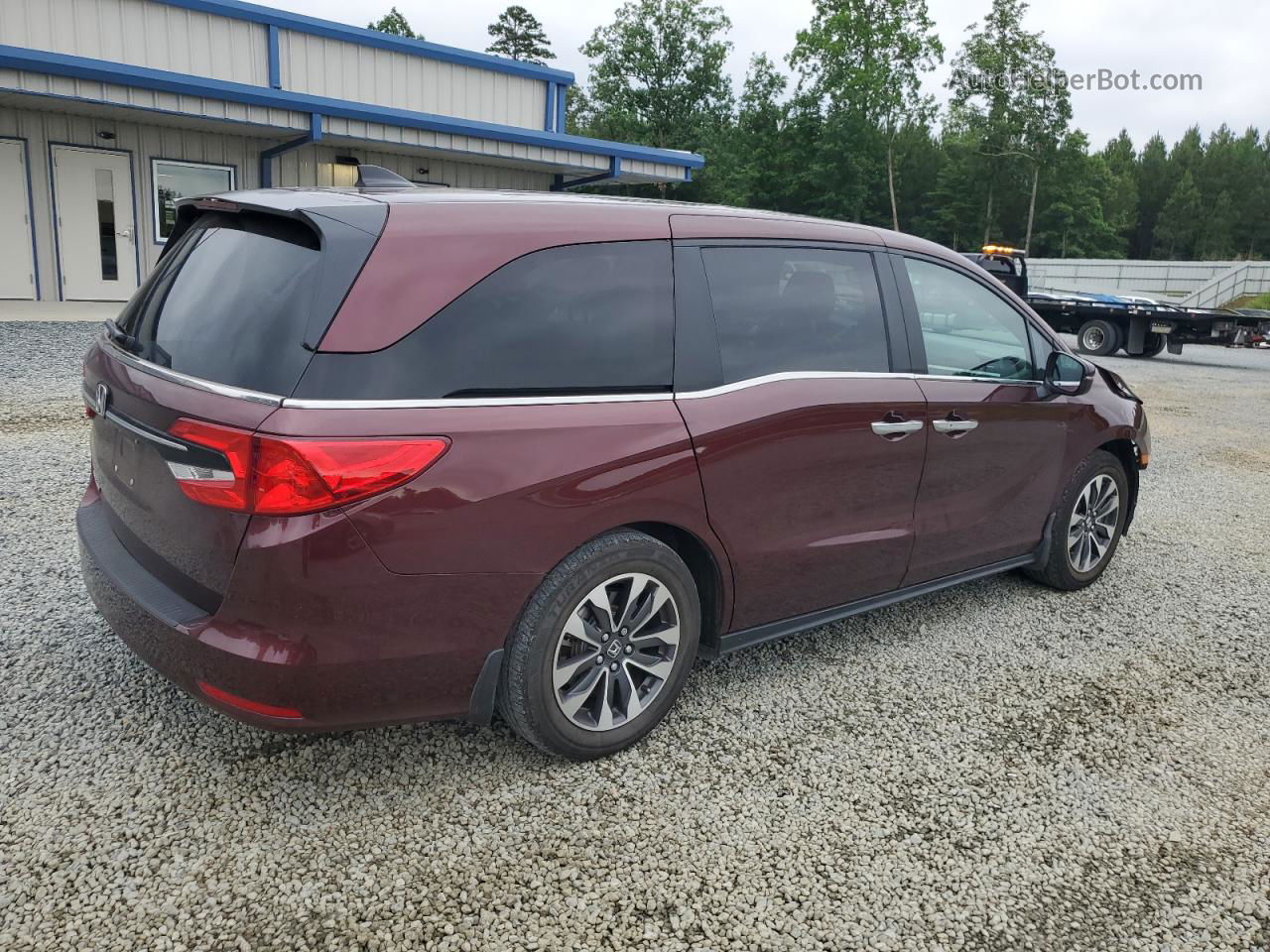 2021 Honda Odyssey Exl Burgundy vin: 5FNRL6H73MB026618