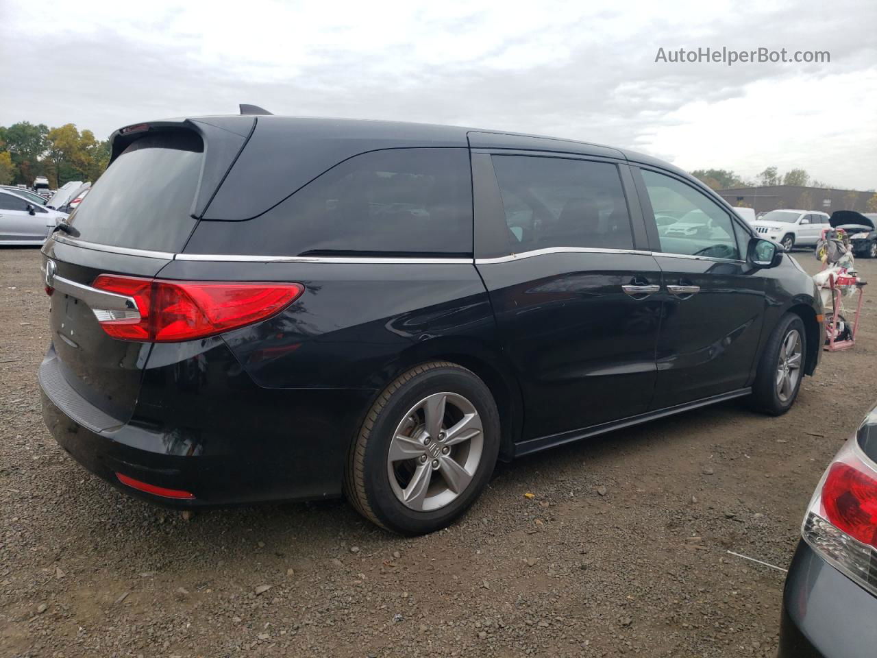 2019 Honda Odyssey Exl Black vin: 5FNRL6H74KB014507