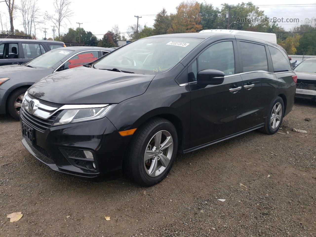 2019 Honda Odyssey Exl Black vin: 5FNRL6H74KB014507