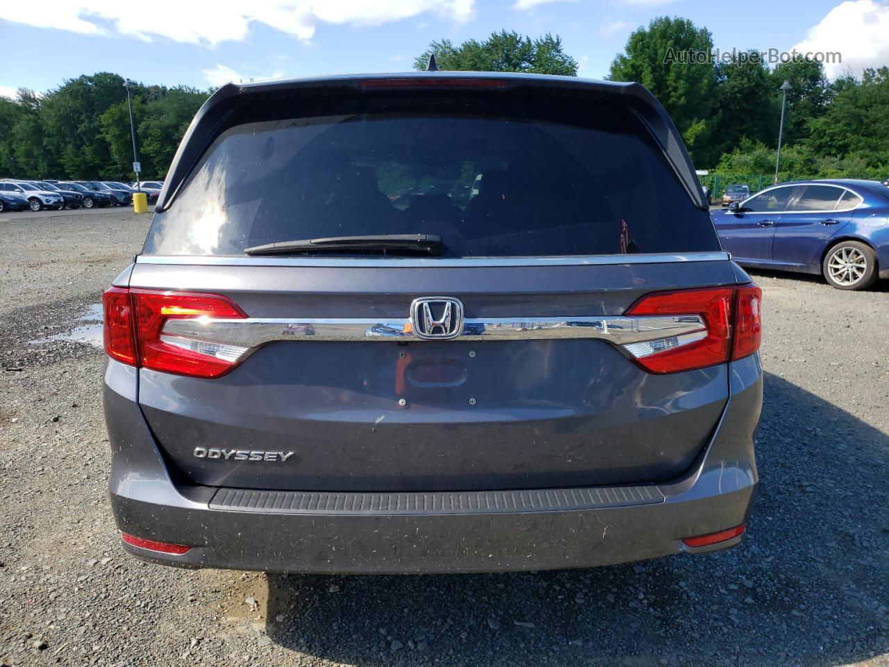 2019 Honda Odyssey Exl Gray vin: 5FNRL6H74KB025670