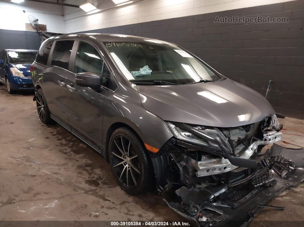 2019 Honda Odyssey Ex-l Gray vin: 5FNRL6H74KB027676